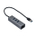 Hub USB I-TEC USB 3.0 Metal LAN HUB 3x USB 3.0 RJ-45 10/100/1000 Mb/s U3METALG3HUB